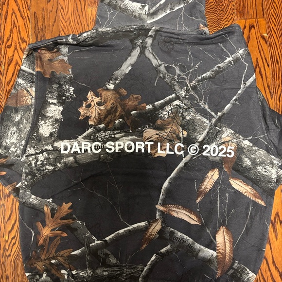 Darc Sport Storm Blue Woodland Camo Hoodie Size: Large NWT - Picture 5 of 5